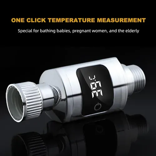Shower Temperature Sensor with LED Display and 1    2 Inch Standard Interface