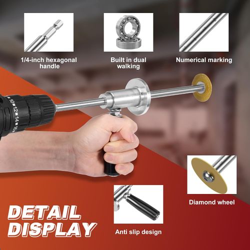 PVC Pipe Inside Cutter with Diamond Grit Cutting