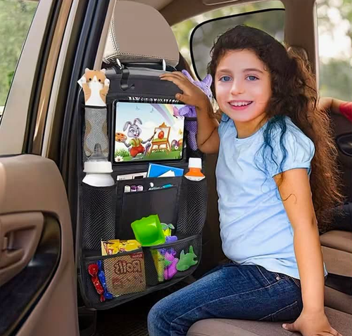 Backseat Car Organizer with 9 Storage Pockets
