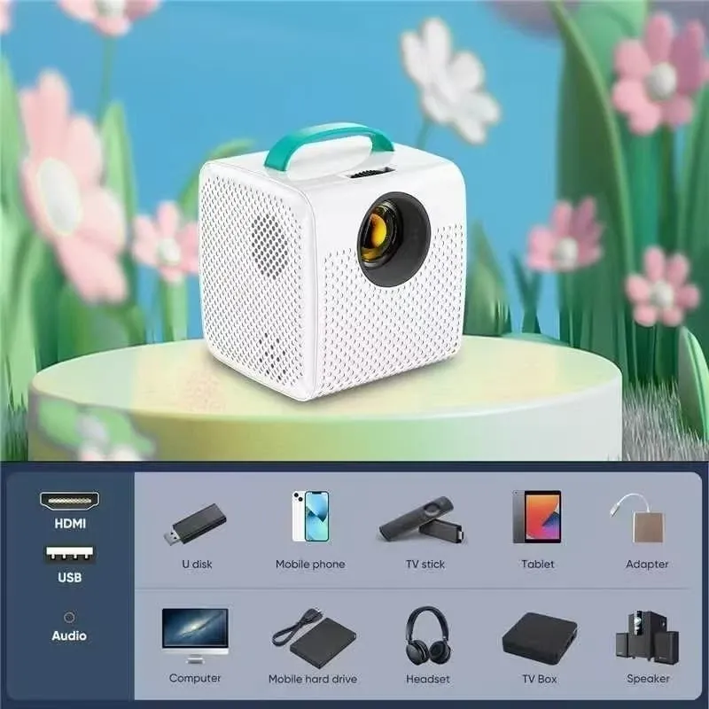 Portable Mini Projector for Home Use