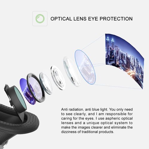 VR Headset Compatible with iPhone & Android Support  Virtual Reality Glasses Stereo Headphones 3D Glasses Headset Helmets