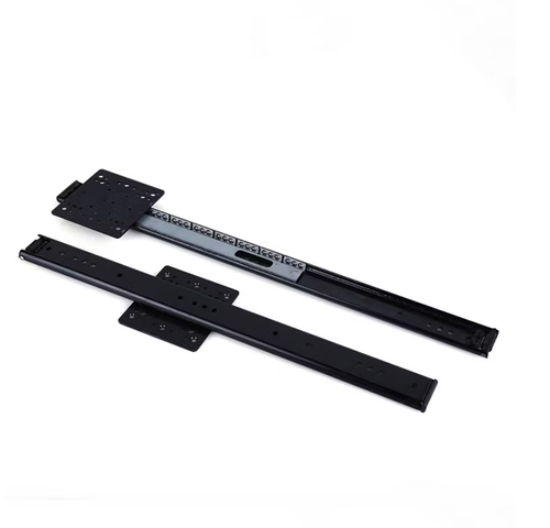 Side Mount Ball Bearing Drawer Rails Cabinet Accessories Soft Close Electroplating Silend Steel Ball Drawer Slide for Cabinet Drawers Furniture Cabinet Hinge Slide(13.78 inch Black)