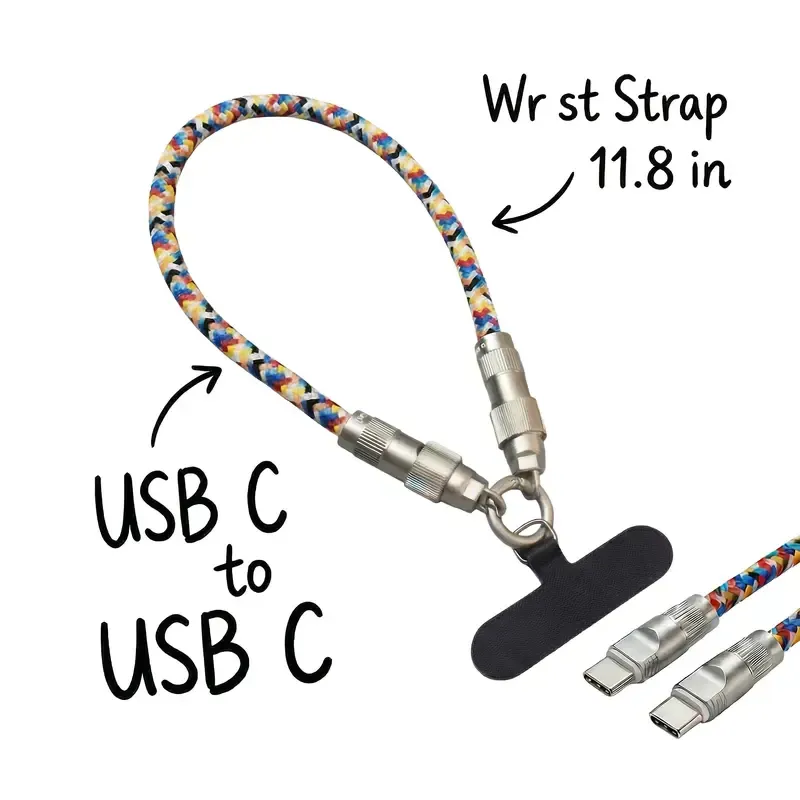 Lanyard charging cable