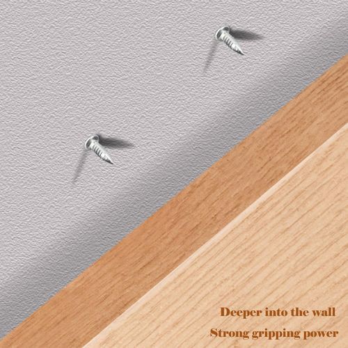 Pack of 100 seamless double-headed nails with installation tool