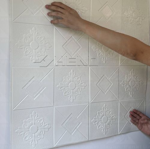 Self-adhesive 3D wallpaper for bedroom and living room feature walls
