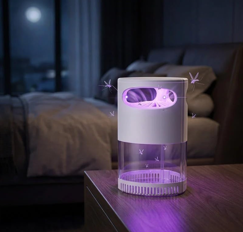 UV Ｍ𝐨𝐬𝐪𝐮𝐢𝐭𝐨 К𝐢𝐥𝐥𝐞𝐫 Lamp, Quiet 360° Omnidirectional Ι𝐧𝐬𝐞𝐜𝐭 Trap, USB Powered, Safe for Kids and Pets, Electric Ｍ𝐨𝐬𝐪𝐮𝐢𝐭𝐨 𝐑𝐞𝐩𝐞llent Light for Home Camping Patio (White)