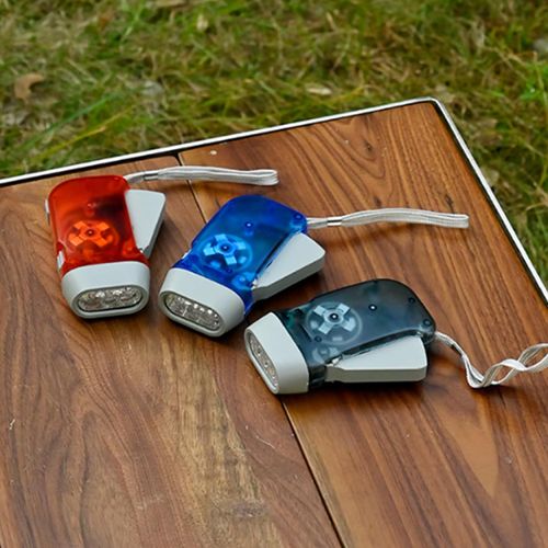 Hand Press Crank Camping Lamp Manual Power Generation Flashlights Squeeze Flashlights Torches Light Enduring