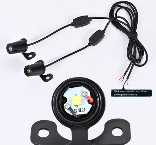 Universal Motorcycle Angel WingsGround Projection Light — Modified Chassis Welcome & Ambient Lighting — New Model Full-Vehicle Underglow Welcome Projector