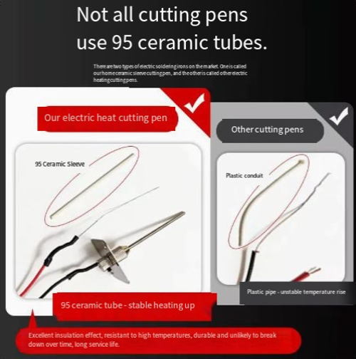 Needle-type electric heating foam cutting pen, KT board engraving and cutting knife, film cutting, grooving, shaping, and drilling.