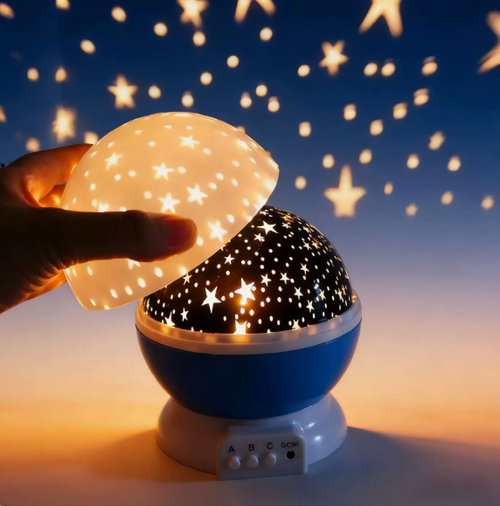 Rotating Starry Sky Projector Night Light, Dreamy Starry Night Atmosphere Night Light, Ideal Christmas Gift, High-Definition Starry Sky LED Projector Night Light, Dreamy Starry Night Projector Night Light, Warm and Soft Ambient Light for Bedroom