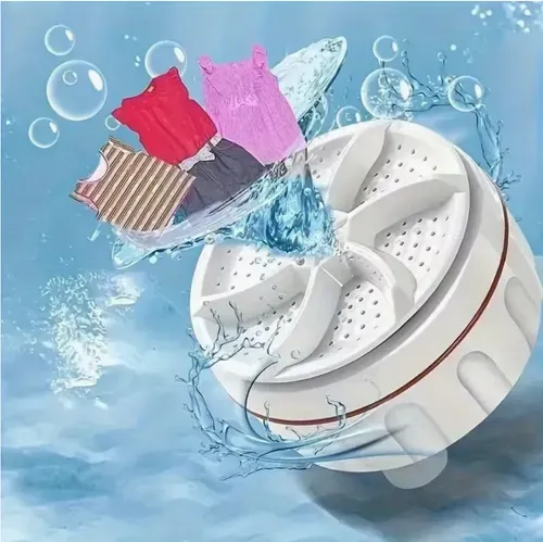 Portable Washer USB Powered Cleaning Washing Machine Mini Turbo Washer for Socks Underwear and Baby Clothes