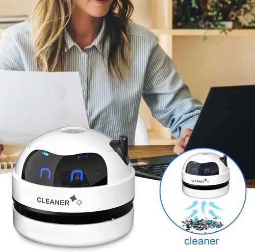 Mini Desk Vacuum Cleaner, Portable USB Table Dusts & Keyboard Vacuum With Removable Nozzle, Table Dust Tool For Cleaning Tiny Items, Dust & Keyboard Debris