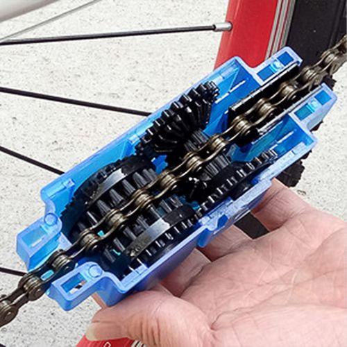 Bicycle Chain Cleaner – Chain Cleaner for fast and mess-free cleaning of all chains – Refillable Bicycle Chain Cleaning Device
