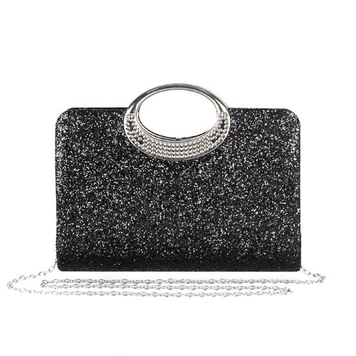 Women's Sequins Glitter Clutch Purse Shoulder Bag for Evening Wedding, Prom Party Crossbody with Chain