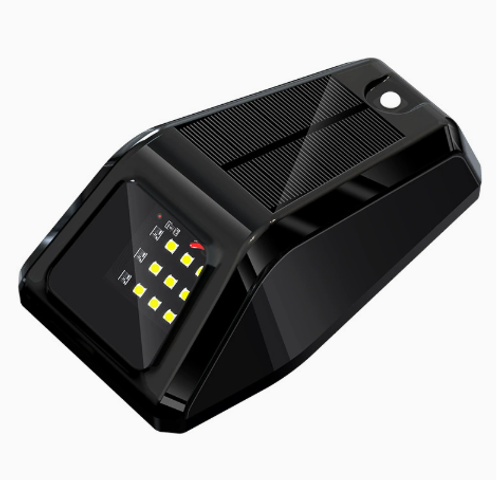 Universal Solar-Powered LED WarningStrobe Light for SUVs and Pickup Trucks – Wireless, Decorative Roof-Mounted Pilot Light
