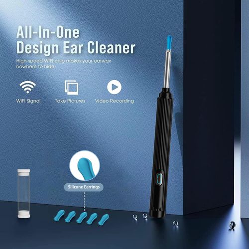 Smart Illuminated Ear-Cleaning Tool with HD Endoscope