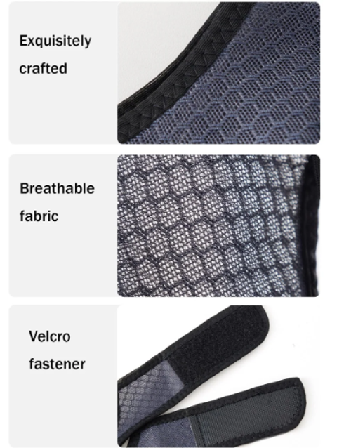 Reusable Carbon Filter Dust Mask, Anti-Sun, 5-Layer Filter Face Protection Mask with Adjustable Goggles, Windproof Face Covering Mask for Motorcycle Riding, Cycling, Travel, Black