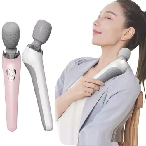 Vibration Wand Massager Handheld 5 Speeds Personal Massager,Lightweight Ergonomic Portable Travel Massaging Tool full body muscle massage Full Body Pain Relief Muscle Massage Machine for Men & Women