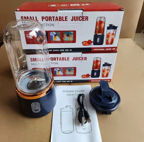 Personal Blender for Shakes and Smoothies, Portable Mixer, Fruit Juicer USB Rechargeable with 6 Blades, Handheld Blenders for Sports Travel and Outdoors, Small Electric Mini Blender