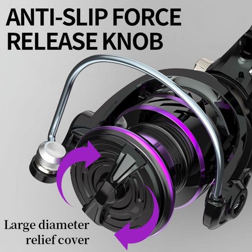 LINNHUE Fishing Reel 1000-7000 Metal Ball Grip 8kg 5.2:1 Gear Ratio High Speed Spinning Reel Carp Fishing Reels For Saltwater