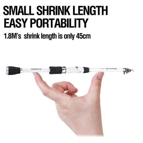 1.8m Telescopic Long-Casting Lure Rod（Pistol grip）