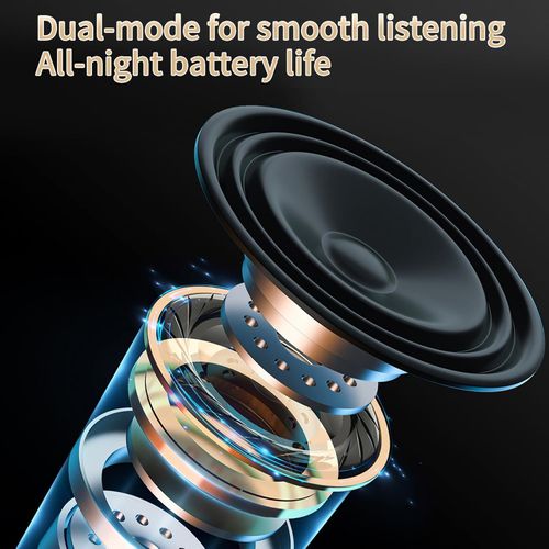 Generic Bluetooth Bone Conduction Pillow Speaker, Portable Sleep Aid with Stereo Bass and Timer Function, for Deep Sleeping with Type C Port Excellent Chips, Supports