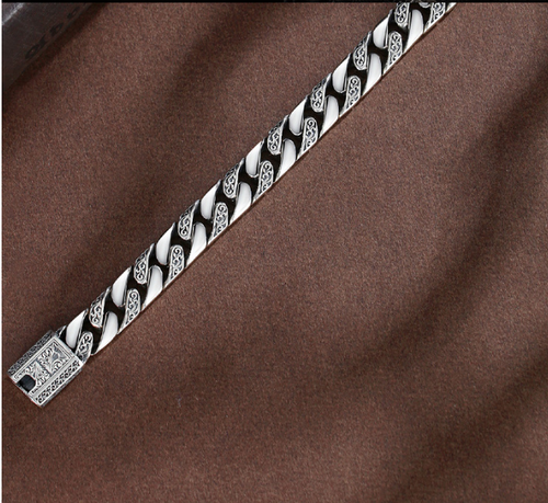 Men's Stylish Punk-Style Scroll-Pattern Bracelet (Suitable for Couples)