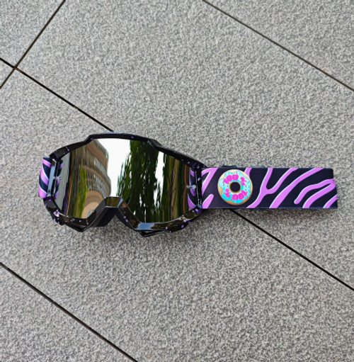 Donut-shaped goggles, outdoor cycling windproof glasses, new trendy glasses, windproof and UV-protective.