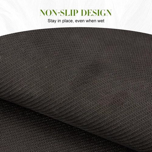 Decorative Peacock Floor Mat, Colourful Feather Design, Indoor Entrance Rug 39×39in