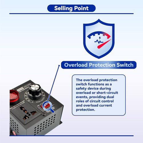 Voltage Controller AC   Variable Speed Controller Fit for Router Fan Electric Motor Rheostat Black