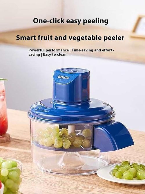 Electric Grape Peeling Machine, Portable USB Charging Rechargeable Fruit Peeling Machine, Automatic Small Fruit Garlic Peeler Machine Cherry Tomato Garlics Peeler Skin Remover Tool