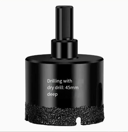 Brazing drill bit for ceramic tiles marbleand concrete wet and dry use