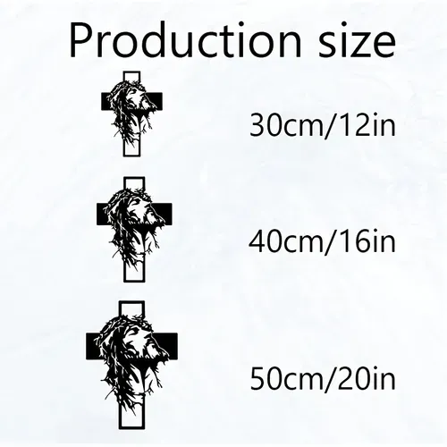 🎄✝️Metal Jesus and Cross Wall Art: Christian Home Decor