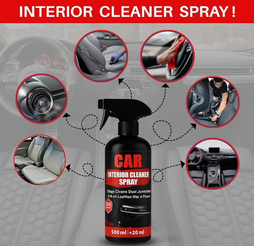 Car Interior Cleaner & Protectant Interior Cleaner, Cleans & Protects Leather, Vinyl, Plastic, Rubber, Glass with a Streak-Free Finish — Cars, Trucks, SUVs, RVs