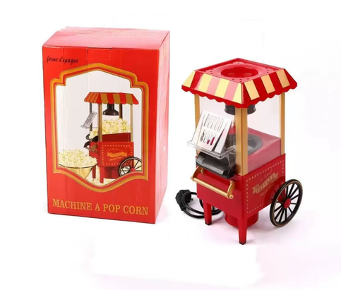 Mini Popcorn Maker Toy — Parent-Child Interactive DIY Pretend Play Set — Wholesale Children's Holiday Gifts Realistic Corn Popcorn Machine — Educational & Fun Pretend Play Toy — Kids' DIY Snack-Making Kit