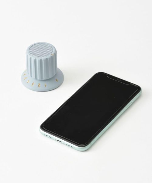 Volume knob speaker, wireless, Bluetooth, IPX4 waterproof, volume control with magnet, suitable for bathroom use.