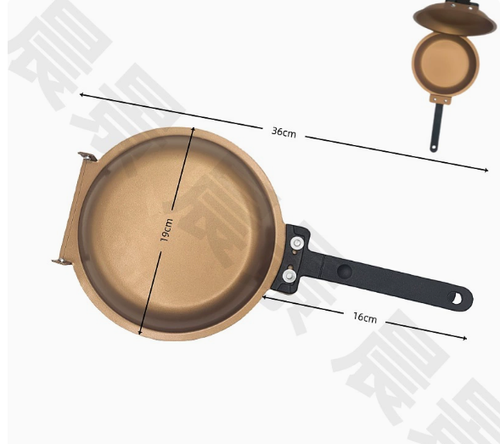 Magic Double Flip Cake Pan: Bake Perfect Cakes & Pancakes Effortlessly!