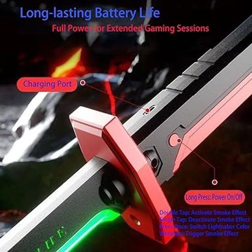 Interstellar Spark Sword, a Prop Featuring Sound, Light, and Smoke Effects, Party Decoration, Birthday