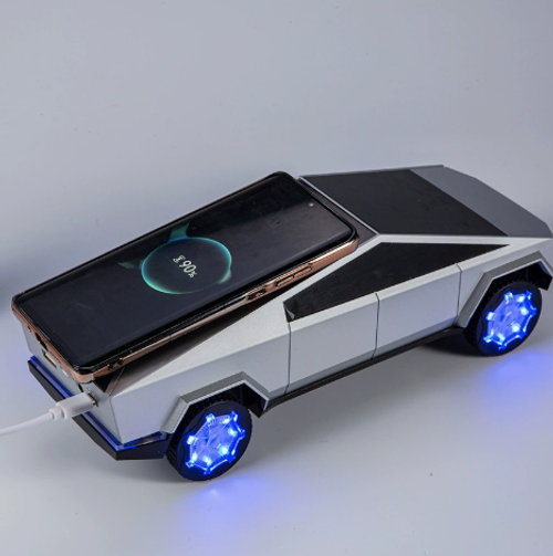 Mini Cybertruck-Style Bluetooth Speaker – Cool Car Model Design