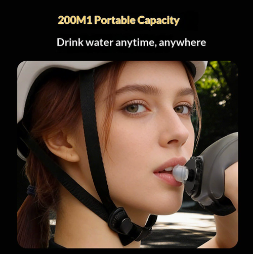 Creative & Portable Wrist-Worn Sports Water Bottle: Crafted from Food-Grade Silicone—the Perfect Companion for Cycling, Running, Hiking, and Fitness an Excellent Choice for a Thoughtful Gift.