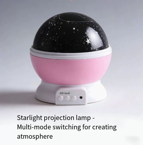 Rotating Starry Sky Projector Night Light, Dreamy Starry Night Atmosphere Night Light, Ideal Christmas Gift, High-Definition Starry Sky LED Projector Night Light, Dreamy Starry Night Projector Night Light, Warm and Soft Ambient Light for Bedroom
