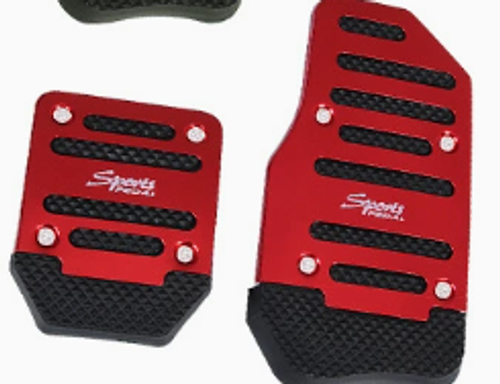 Thickened anti-slip car pedals,universal for manualautomatic transmissions, wear-resistant accelerator and brake pedals No-drill installation car pedals, anti-slip and anti-fall accelerator and brake pedals, car accessories Metal anti-slip pedals, universal car accelerator, brake, and clutch pedal modification parts