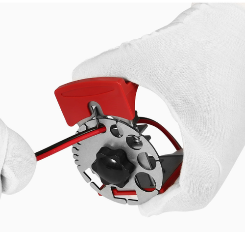 Handheld Quick Wire Stripper — Electrician's Adjustable Manual Stripping Tool for Rapid Removal of Wire and Cable Insulation