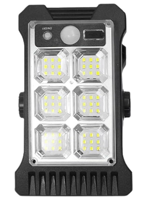 Solar Clip Lamp, Rechargeable Motion Sensor Light, Waterproof Outdoor Camping Light with 73 LED Beads, Wide-Angle Lighting
