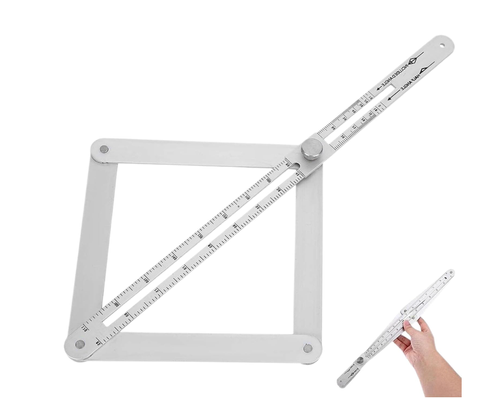 Corner Angle Finder Tool, Miter Saw Protractor with Scale, Miter Angle Finder,Stainless Steel Digital Angle Scale