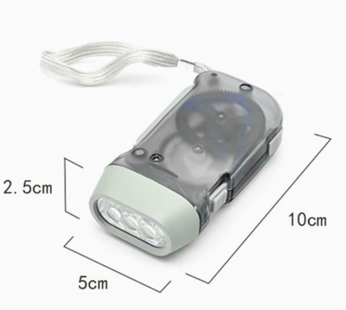 Hand Press Crank Camping Lamp Manual Power Generation Flashlights Squeeze Flashlights Torches Light Enduring