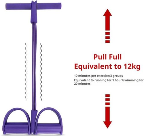 The new seated leg trainer comes with resistance bands, yoga handles, exercise equipment, and traction ropes.