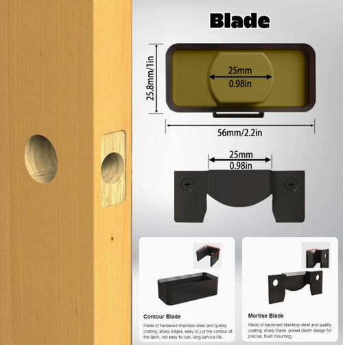 Say goodbye to the roughness and time-consuming nature of manual chiseling. Achieve precise grooving and rapid installation in a single step—the ultimate efficiency tool that professional carpenters are secretly relying on!