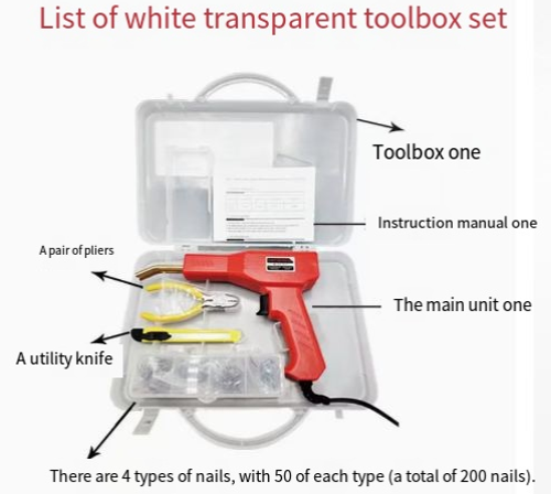 Car bumper plastic welding gun, plastic welding machine tools, heating melt, welding machine, plastic bumper repair machine