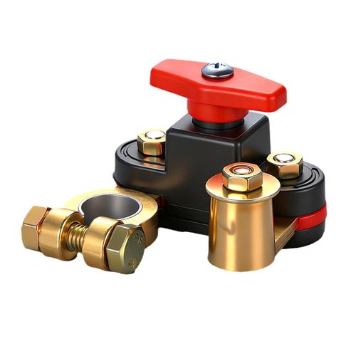 Battery Isolator , 12-24 V Copper Rotary Manual Accessories - Battery Circuit Breaker - for Truck, Boat, Motorcycle, Vehicle, Trailer, Motorhome, Yacht, ATV Generator, Power Supply